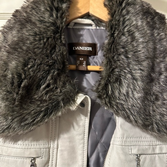 DANIER WOMENS, Small, Crème, Genuine Leather, Jacket - Picture 2 of 16